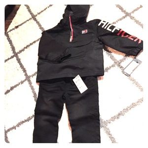 Tommy Hilfiger Anorak/Shoes  ,Black joggers,